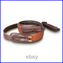 Blaser Rifle Sling Leather Brown (with swivels) Slings & Swivels