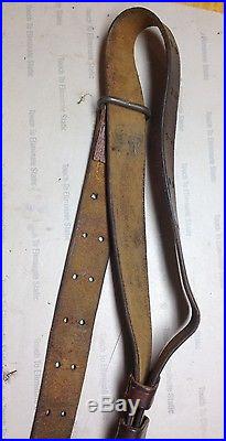 Boyt 1944 WW2 M1 Garand Leather Rifle Sling ORIGINAL