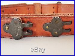Boyt 43 Leather Rifle Sling, Original WWII for M1 rifle-Excellent Condition