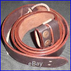 British WWI & WWII Lee Enfield SMLE Leather Rifle Sling 5 Units GM57622