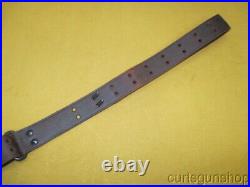 Brown Leather Rifle Sling 1903 Military Style No 3