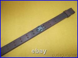 Brown Leather Rifle Sling 1903 Military Style No 3