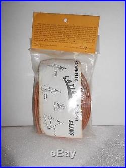 Brownell's Quick Set, Pull Down, Snap Out, Latigo Sling 1 leather New in PKG