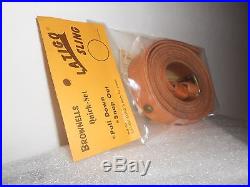 Brownell's Quick Set, Pull Down, Snap Out, Latigo Sling 1 leather New in PKG