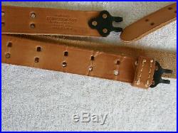Brownells Competitor Plus Leather Rifle Sling 1-1/4 #804-270-110