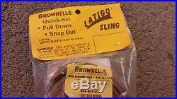 Brownells Latigo Sling Quick Set 1 Tan Leather 084-004-000 NEW