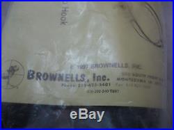 Brownells competitor plus rifle sling Black leather m1907 US made 1 1/4