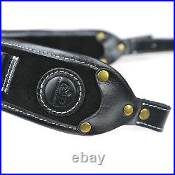 Buffalo Leather Rifle Gun Two Point Sling Carry Straps with Cartridge Holder USA