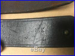 CIVIL War Musket / Rifle Sling Leather Very Good Condition 59 1/2