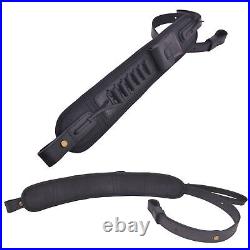 Canvas Rifle Sling with Leather Shell Holder Strap for. 308.44.22 12GA. 30/30