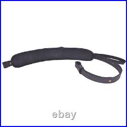 Canvas Rifle Sling with Leather Shell Holder Strap for. 308.44.22 12GA. 30/30
