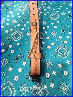 Cobra Bianchi Cobra Grande #74 Stitched Tooled Sheep Backed Leather Rifle Sling