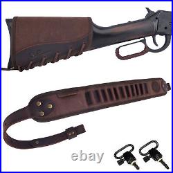 Coffee Set of Rifle Recoil Pad Stock With Gun Sling. 308.30-06.44 Ambidextrous