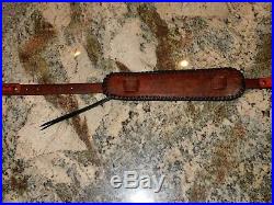 Custom Made Leather Rifle Sling With 1 Straps