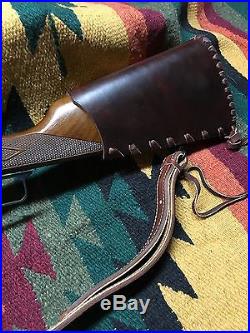 Custom leather Bandoleer style ammo sling Made in the good ole USA