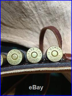 Custom leather Hand Carved Rifle Sling For 45-70 Caliber Rifle! Made In The USA