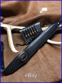 Custom leather Stock Wrap And Sling Combo Made in the USA Marlin 1895 45-70