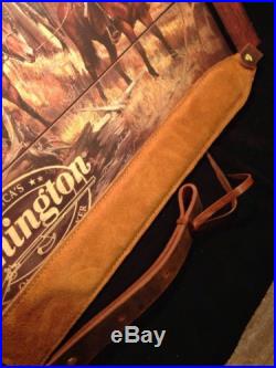 Custom leather padded rifle sling with thumbhole fully adjustable