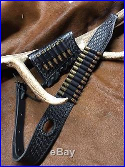 Custom leather sling stock wrap Made in the USA Marlin 1895 45-70