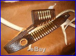 Custom leather sling stock wrap Made in the USA Marlin 1895 45-70