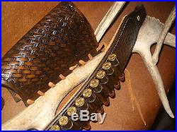 Custom leather sling stock wrap Made in the USA Marlin 1895 45-70