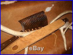 Custom leather sling stock wrap Made in the USA Marlin 1895 45-70