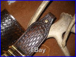 Custom leather sling stock wrap Made in the USA Marlin 1895 45-70