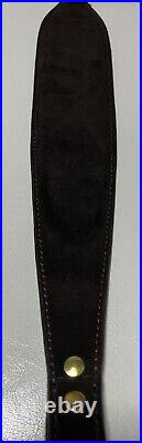 Exclusive Handcrafted Leather Rifle/Shotgun Sling Made In USA, Adjustable