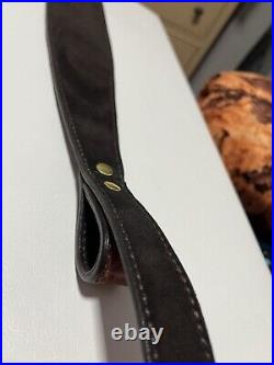 Exclusive Handcrafted Leather Rifle/Shotgun Sling Made In USA, Adjustable