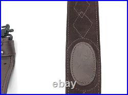 Field & Stream Suede Leather Rifle Sling With Quick Connect Attachments 9725-P