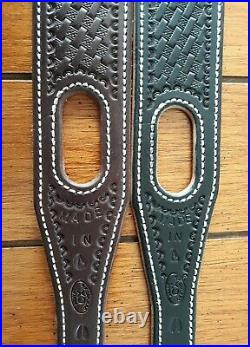 Flynlow2 custom leather gun firearm slings maker marked USA hand made