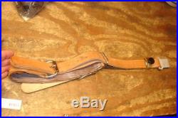 Freeland Leather Target Rifle Sling With Keeper and Attaching Cuff NICE HM21