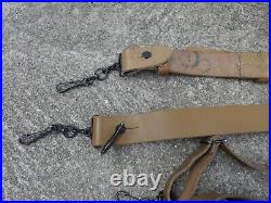 GENUINE Lot 4 French MAS Leather Rifle Slings Army 49, 49/56, FM 24/29