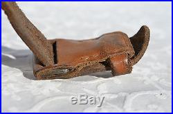 German Wwii Mauser K98 Rifle Leather Sling & Stock Band Original Wwii Germany