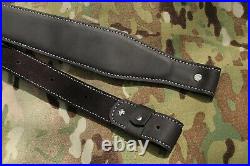 Genuine Leather SET padded sleeve and sling for any shotgun and rifle