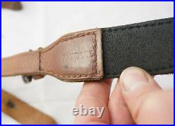 German Luxury Vintage Hunting Target Padded Rifle Sling Braided Anschutz Leather