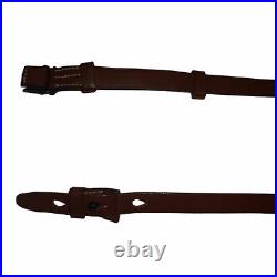 German Mauser K98 WWII Rifle Mid Brown Leather Sling x 10 UNITS A747