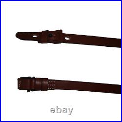 German Mauser K98 WWII Rifle Mid Brown Leather Sling x 10 UNITS T544