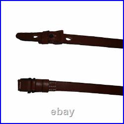 German Mauser K98 WWII Rifle Mid Brown Leather Sling x 10 UNITS i802