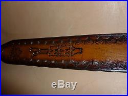 HANDMADE GENUINE LEATHER RIFLE SLING COBRA STYLE SB design