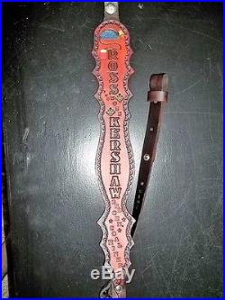 Hand Tooled Leather Rifle Sling