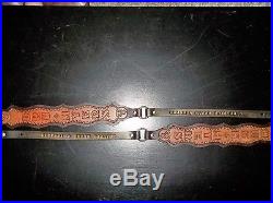 Hand Tooled Leather Rifle Sling