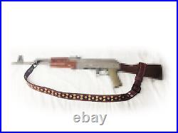 Handmade Afghanistan Afghan Pashtun Tribe Khyber Pass Leather Rifle Sling Rare