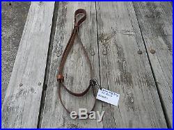 Handmade M1907 Leather Military Rifle Sling 1.25 Inches Wide -Natural Sun Tanned
