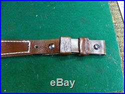 Handmade Real Leather Rifle Sling made in USA