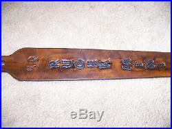Handmade Ruger Mini 30 Leather Western Rifle Sling Tooled in American