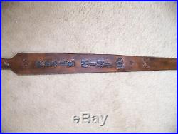 Handmade Ruger Mini 30 Leather Western Rifle Sling Tooled in American