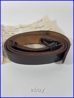 Heckler & Koch HK Leather German Military Army Rifle Sling NOS from 1983 Rare