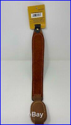 Hunter 027-139-3 Quick-Adjust Painted & Embossed Leather Suede-Line Rifle Sling