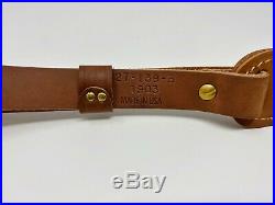 Hunter 027-139-3 Quick-Adjust Painted & Embossed Leather Suede-Line Rifle Sling
